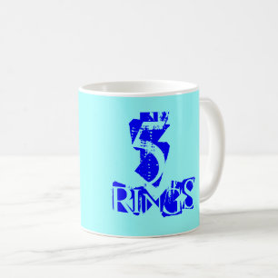 Daze of Christmas-5 Rings Coffee Mug