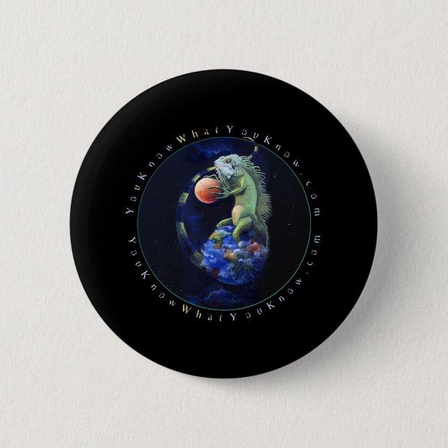 Daze of the Iguana 6 Cm Round Badge (Front)
