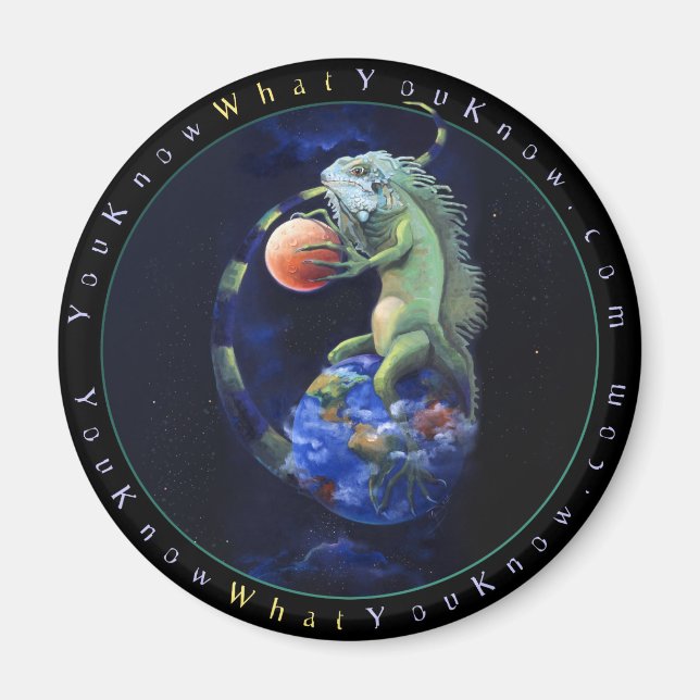 Daze of the Iguana Magnet (Front)