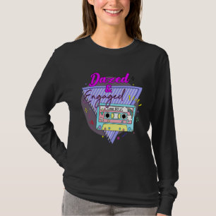 Dazed Engaged Retro 90s Bride Groom Cassette Bache T-Shirt