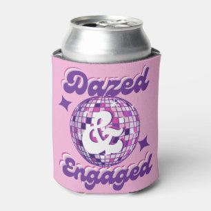 Dazed & Engaged Retro Disco Bachelorette Party Can Cooler