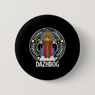 Dazhbog Ancient Mythological Slavic Paganism Russi 6 Cm Round Badge