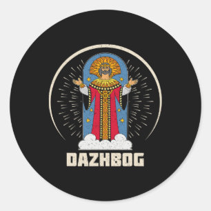 Dazhbog Ancient Mythological Slavic Paganism Russi Classic Round Sticker