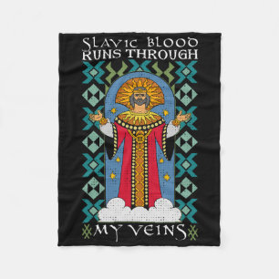 Dazhbog Ancient Mythological Slavic Paganism Russi Fleece Blanket