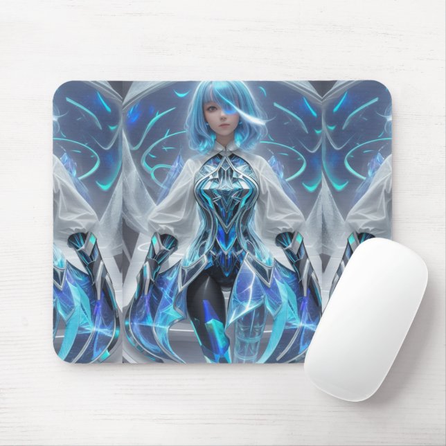 Dazzle and Protect Holographic  Mouse Mat (With Mouse)