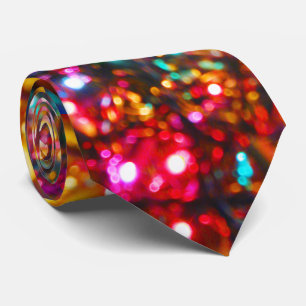 Dazzle-Blur Lights Christmas Tie