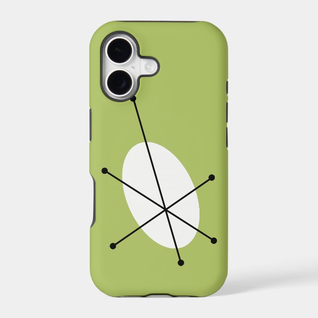 Dazzle Green iPhone case (Back)