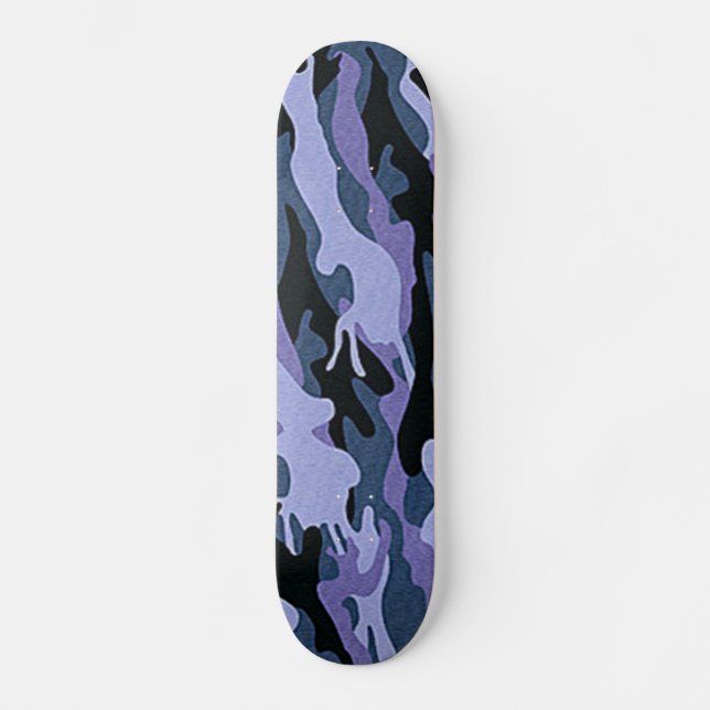 Dazzle Pattern Skateboard (Front)