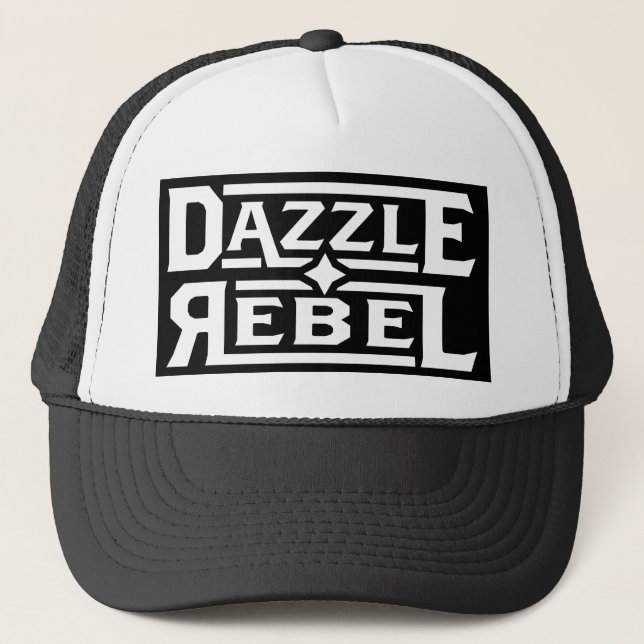 Dazzle Rebel Trucker Cap (Front)