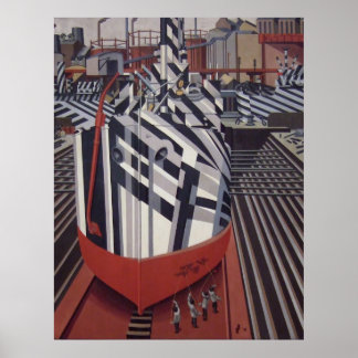 Dazzle-ships In Drydock poster 24"x31"
