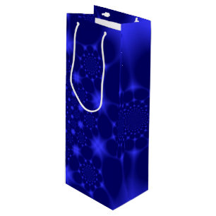 Dazzling Blue Wine Gift Bag