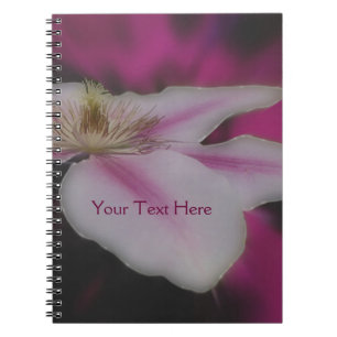 Dazzling Clematis Flower Nature Notebook