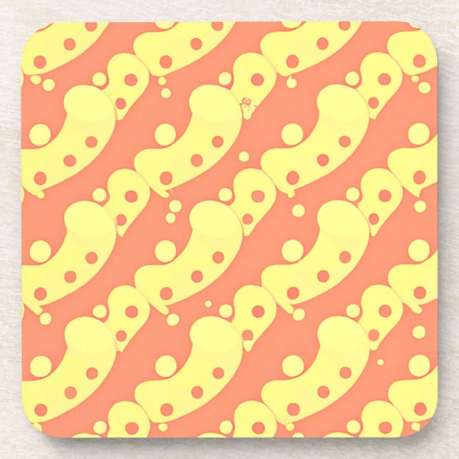 Dazzling Colourful Abstraction Pattern Coaster (Front)