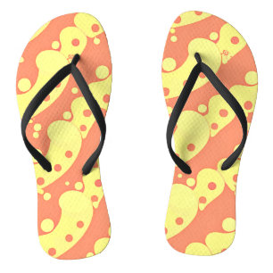 Dazzling Colourful Abstraction Pattern Flip Flops