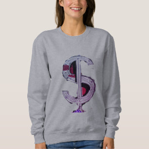 Dazzling Currency: Colourful Dollar Design" Sweatshirt