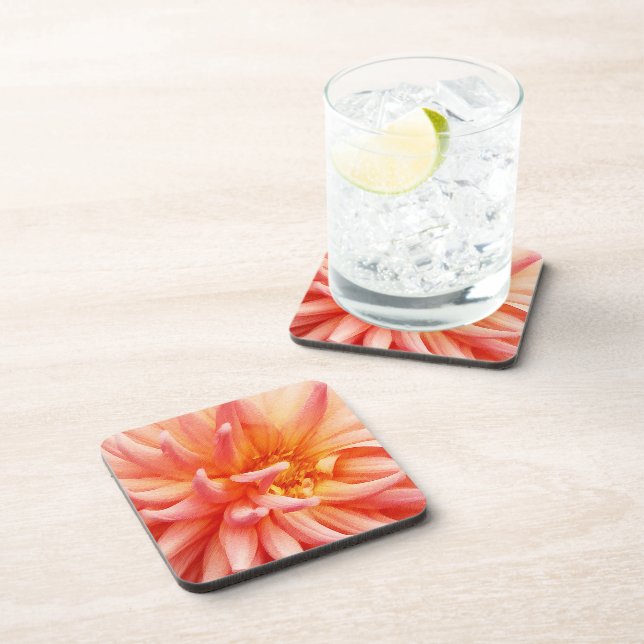 Dazzling Dahlia Flower Coaster (Right Side)