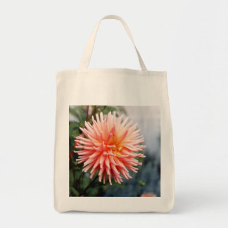 Dazzling Dahlia Flower Tote Bag