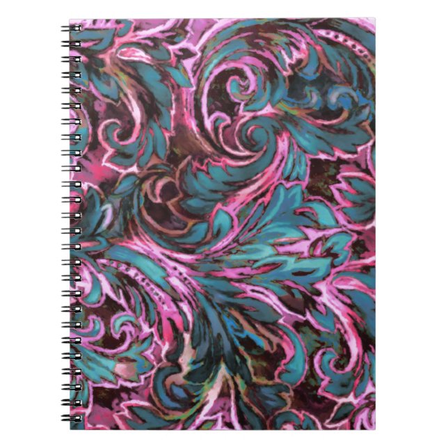 Dazzling Damask Notebook (Front)
