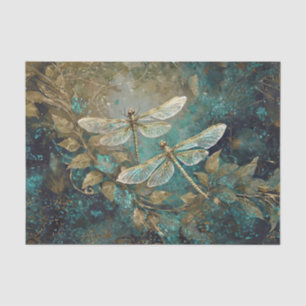 Dazzling Dancing Dragonflies, Gossamer Wings Tissue Paper