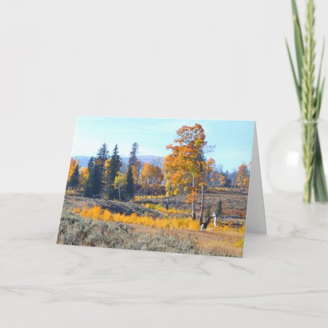 Dazzling Fall Colours Card (Front)