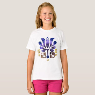 Dazzling flower fashion T-Shirt