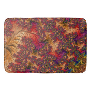 Dazzling Fractal Bath Mat