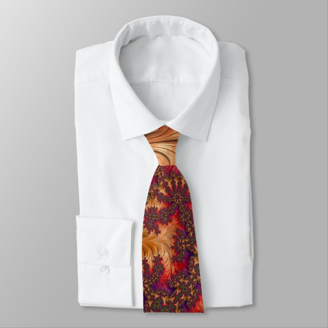 Dazzling Fractal Tie (Tied)