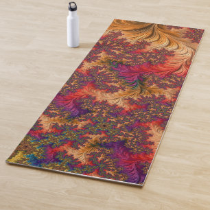 Dazzling Fractal Yoga Mat