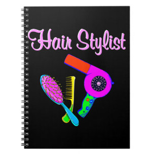 DAZZLING HAIR STYLIST TEES AND GIFTS NOTEBOOK