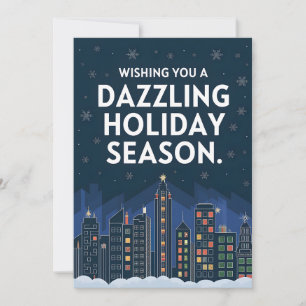 Dazzling Holiday Season - Christmas Holiday Card