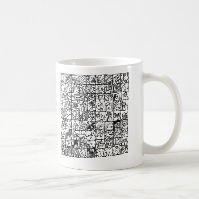 Dazzling many blades for concerning talks! coffee mug (Right)