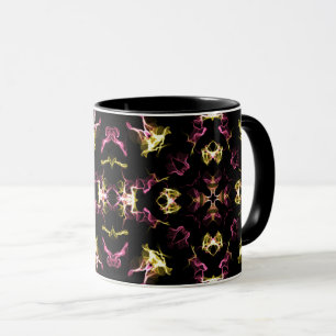 Dazzling Pink and Yellow Mandala Mug