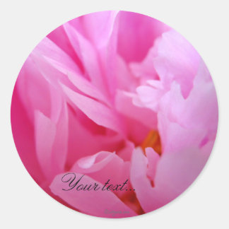Dazzling Pink Peony Wedding Flowers Custom Seals