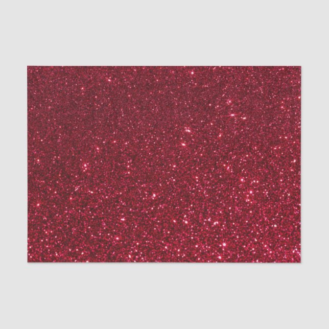 Dazzling Red- Christmas- Tissue Paper (Front)
