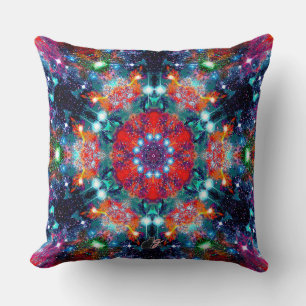 Dazzling Stellar Kaleid Cushion