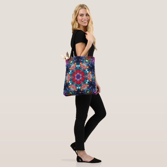 Dazzling Stellar Kaleid Tote Bag (On Model)
