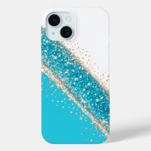Dazzling Turquoise Blue Sparkle Phone Case