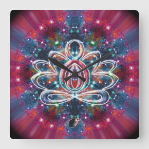 Dazzling Zen Lotus Clock