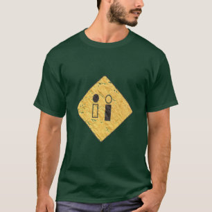 DB07 - Distressed Street Sign Logo - Forest Green T-Shirt