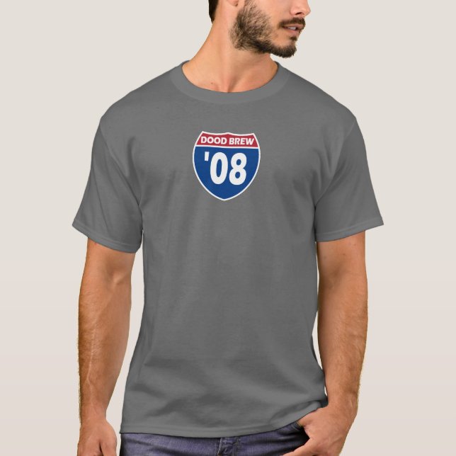 DB08 - Tour Shirt - Dark Grey (Front)