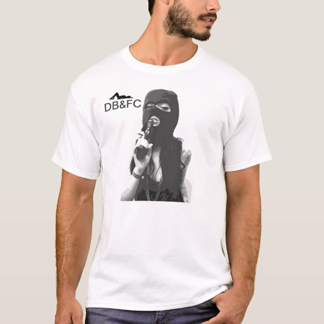 DB&FC SKI MASK T-Shirt (Front)