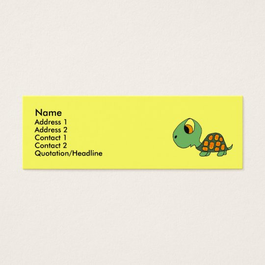 DB- Funny Turtle Business Cards