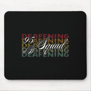 Db Squad Hand Sign Language Hearing Loss Awareness Mouse Mat