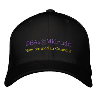 DBAs@Midnight Hat! Embroidered Hat