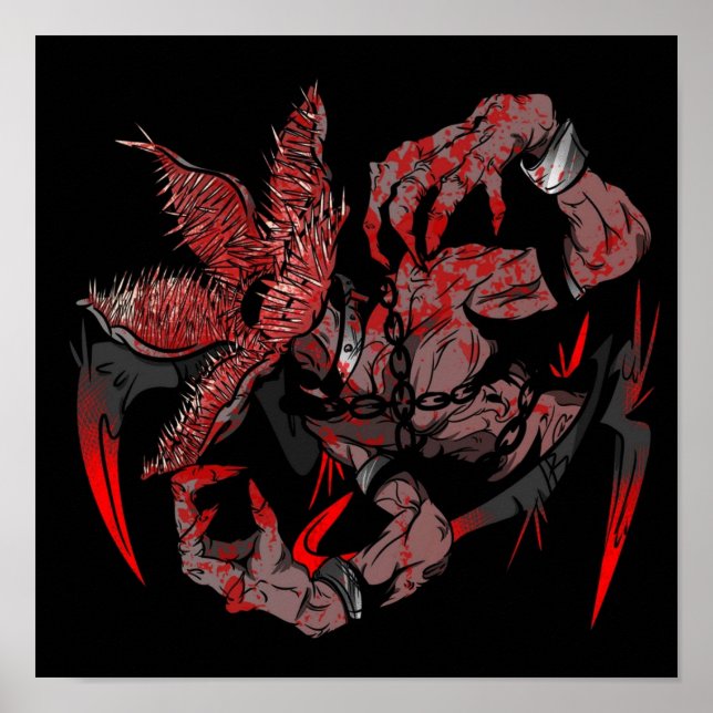 DBD Dead by Daylight Demogorgon Poster (Front)