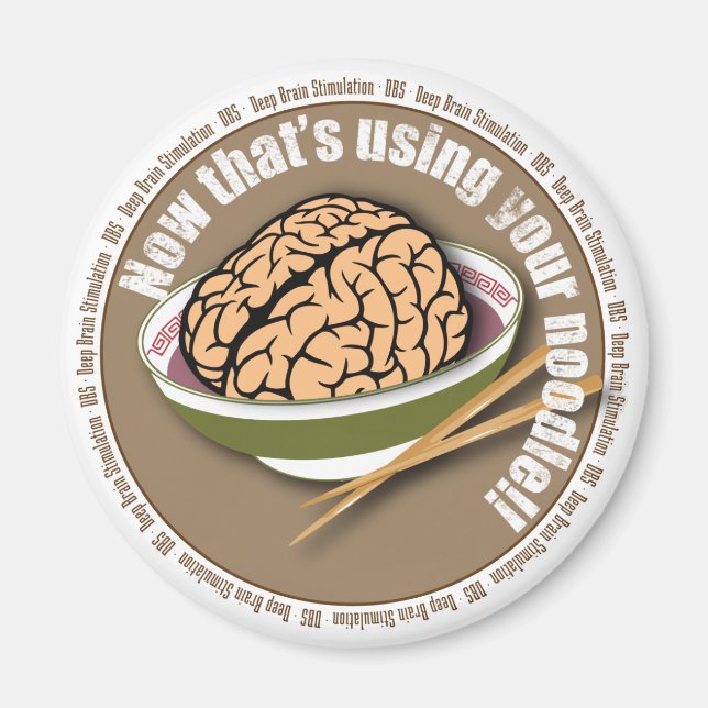 DBS Use Your Noodle dstrssd Magnet (Front)