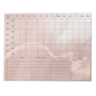 DBT Dairy Card Notepad - 40 Sheets Rose