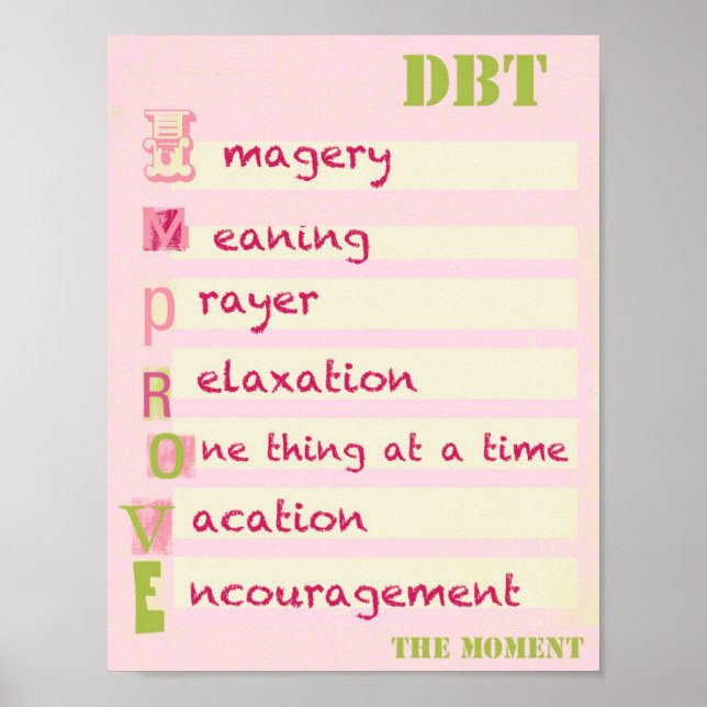 DBT - Improve the Moment Acronym POSTER (Front)