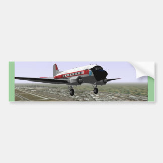 DC-3 Take-Off Bumper Sticker