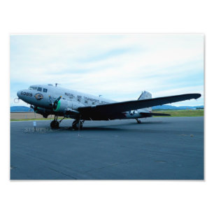 DC-3 Warplane Photo Print